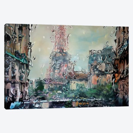 Citydrops Paris Canvas Print #RJT5} by Richard Jurtitsch Canvas Print