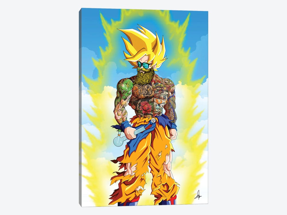Goku Bong by El Rokk 1-piece Art Print