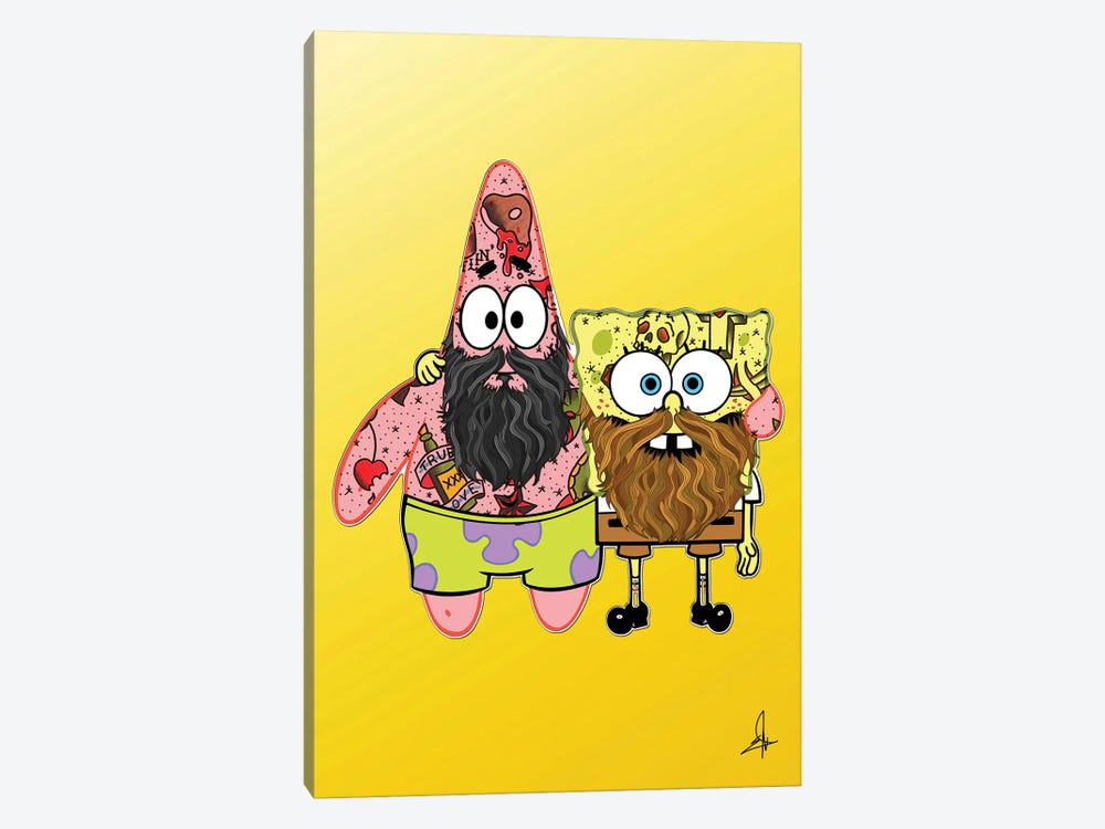 Patrick N Sponge by El Rokk 1-piece Art Print
