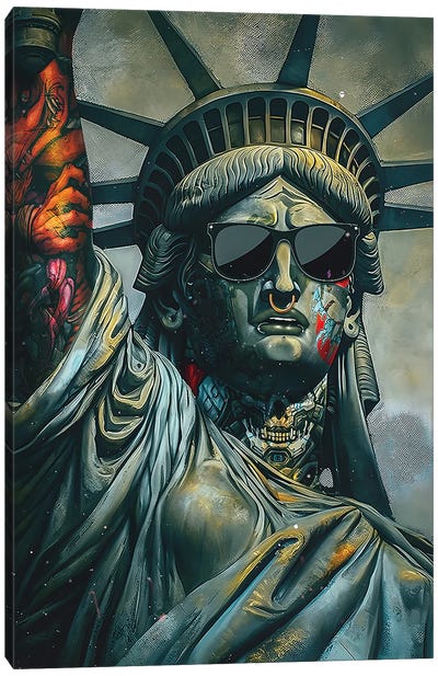 The Liberty Canvas Art Print - El Rokk
