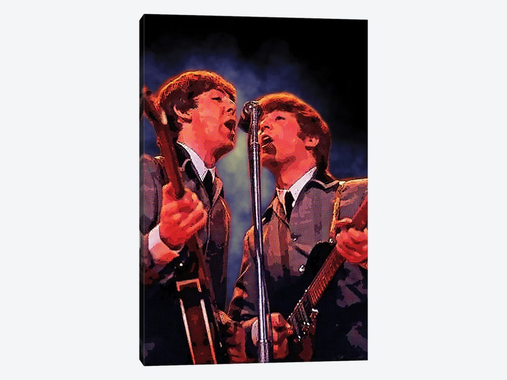 Paul Mccartney & John Lennon by Gunawan RB 1-piece Art Print