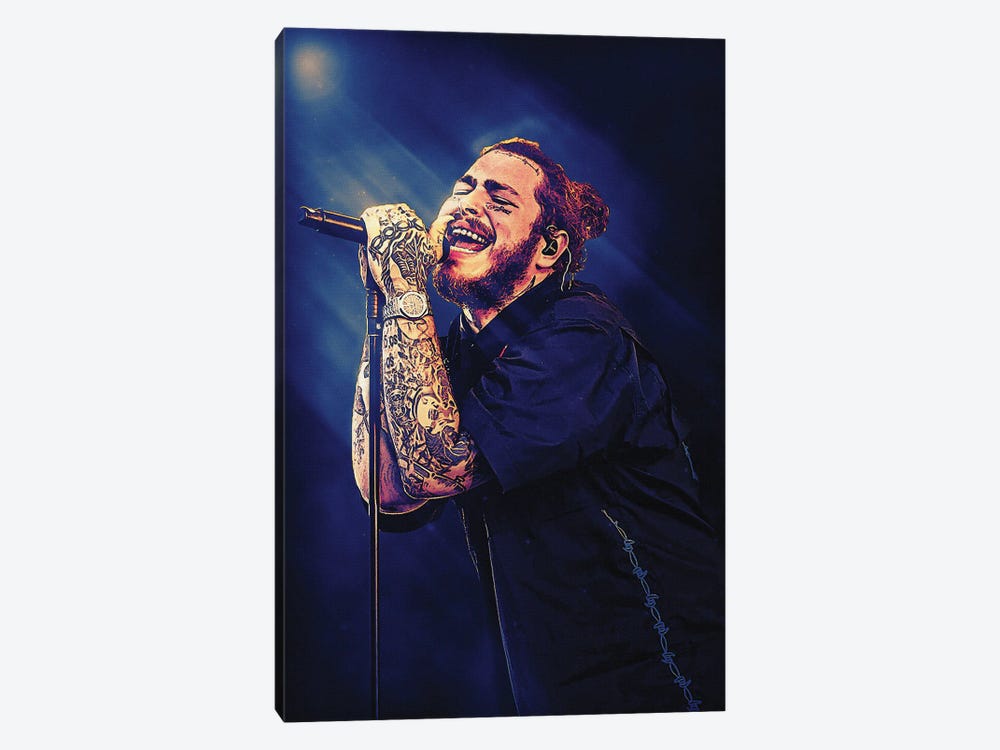 Post Malone Live In Concert by Gunawan RB 1-piece Canvas Print