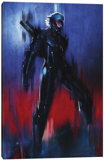 Raiden Metal Gear Rising Canvas Art Print - Limited Edition Video Game Art