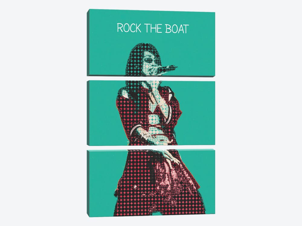 Rock The Boat - Aaliyah by Gunawan RB 3-piece Canvas Wall Art