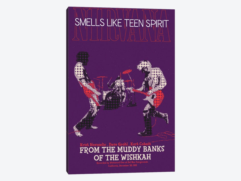 Smells Like Teen Spirit - Nirvana by Gunawan RB 1-piece Canvas Art Print