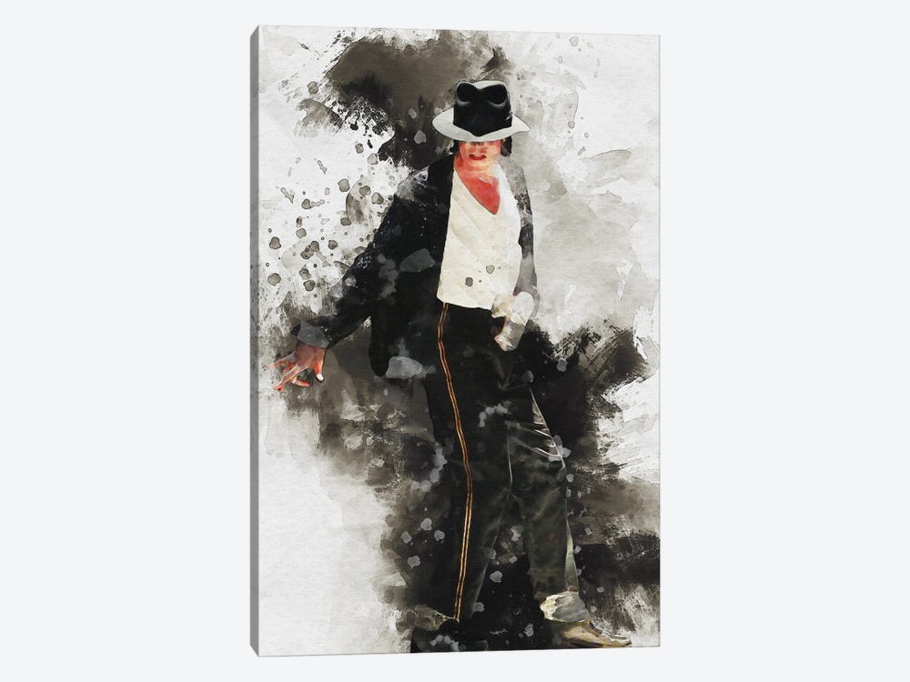 Smudge King Of Pop - Michael Jackson by Gunawan RB 1-piece Canvas Artwork