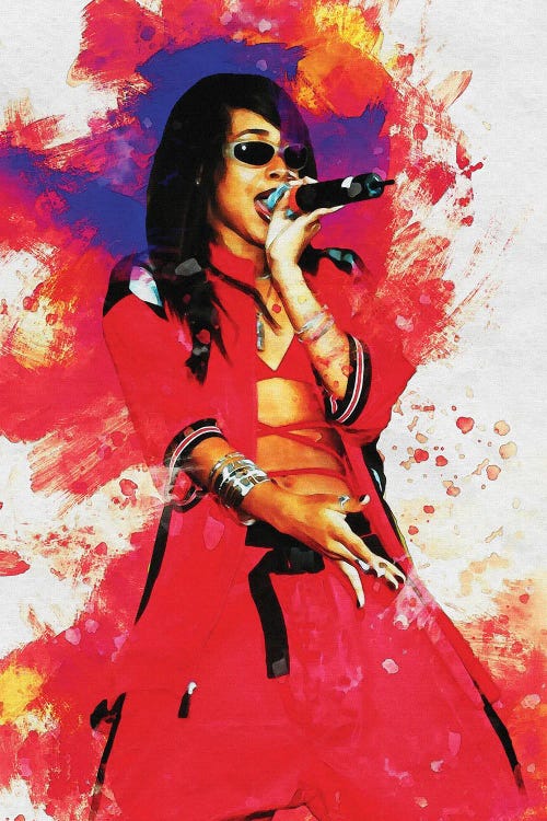 Smudge Of Aaliyah by Gunawan RB wall art