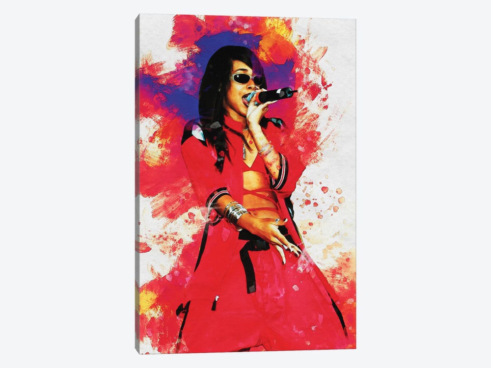Smudge Of Aaliyah by Gunawan RB 1-piece Canvas Art Print