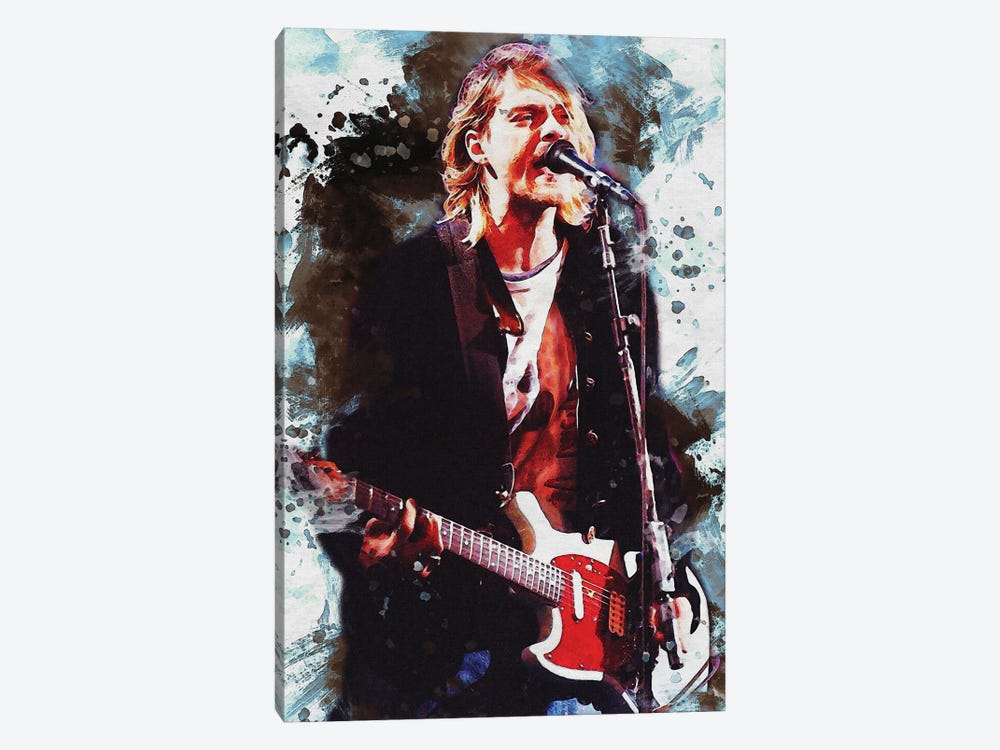 Smudge Of Kurt Cobain by Gunawan RB 1-piece Canvas Print