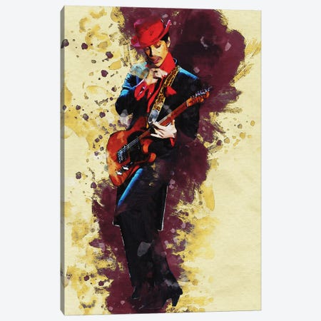 Smudge Of Musician Prince Canvas Print #RKG134} by Gunawan RB Canvas Art