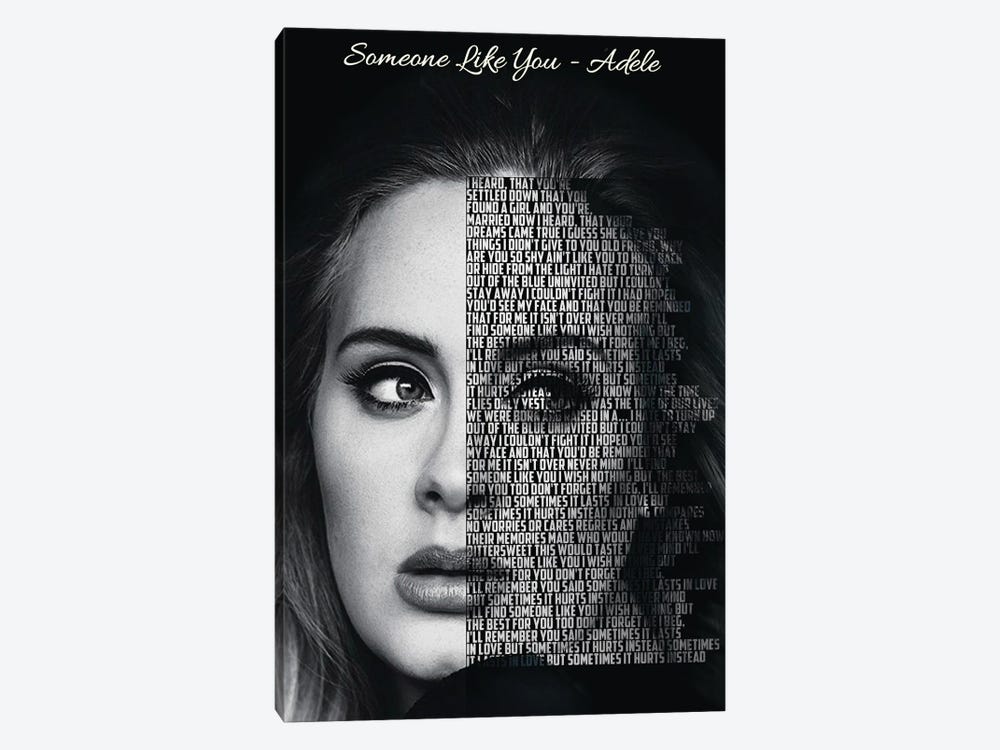 Someone Like You - Adele by Gunawan RB 1-piece Canvas Artwork