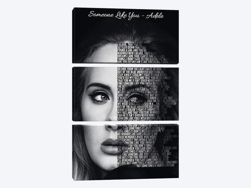 Someone Like You - Adele by Gunawan RB 3-piece Canvas Wall Art