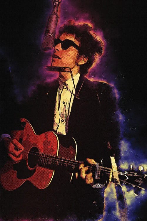 Spirit Of Bob Dylan by Gunawan RB wall art