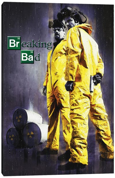 Breaking Bad Canvas Art Print - Aaron Paul