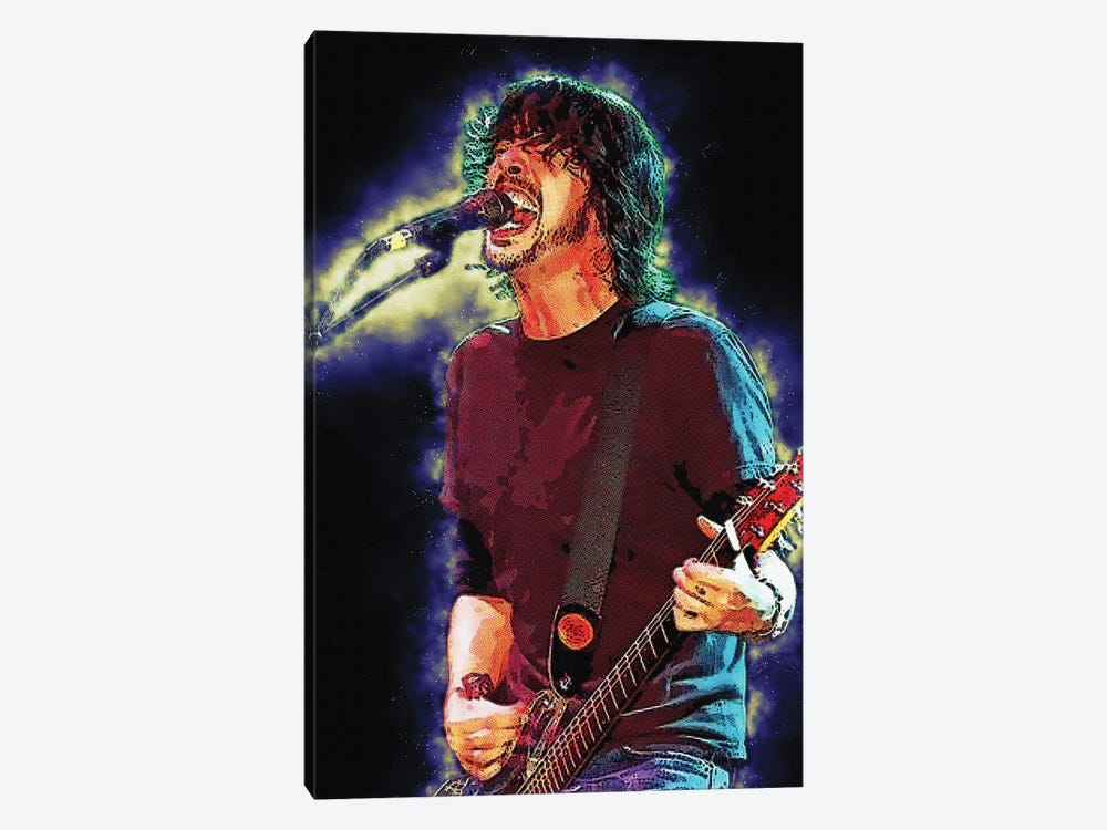 Spirit Of Dave Grohl by Gunawan RB 1-piece Canvas Artwork