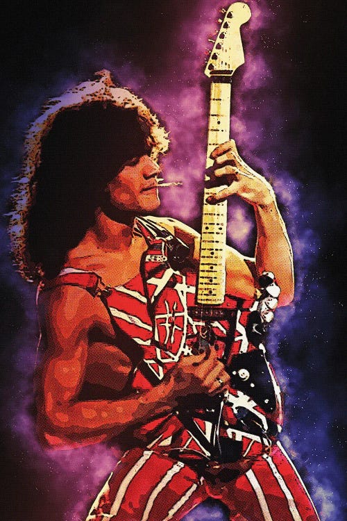 Spirit Of Eddie Van Halen by Gunawan RB canvas print
