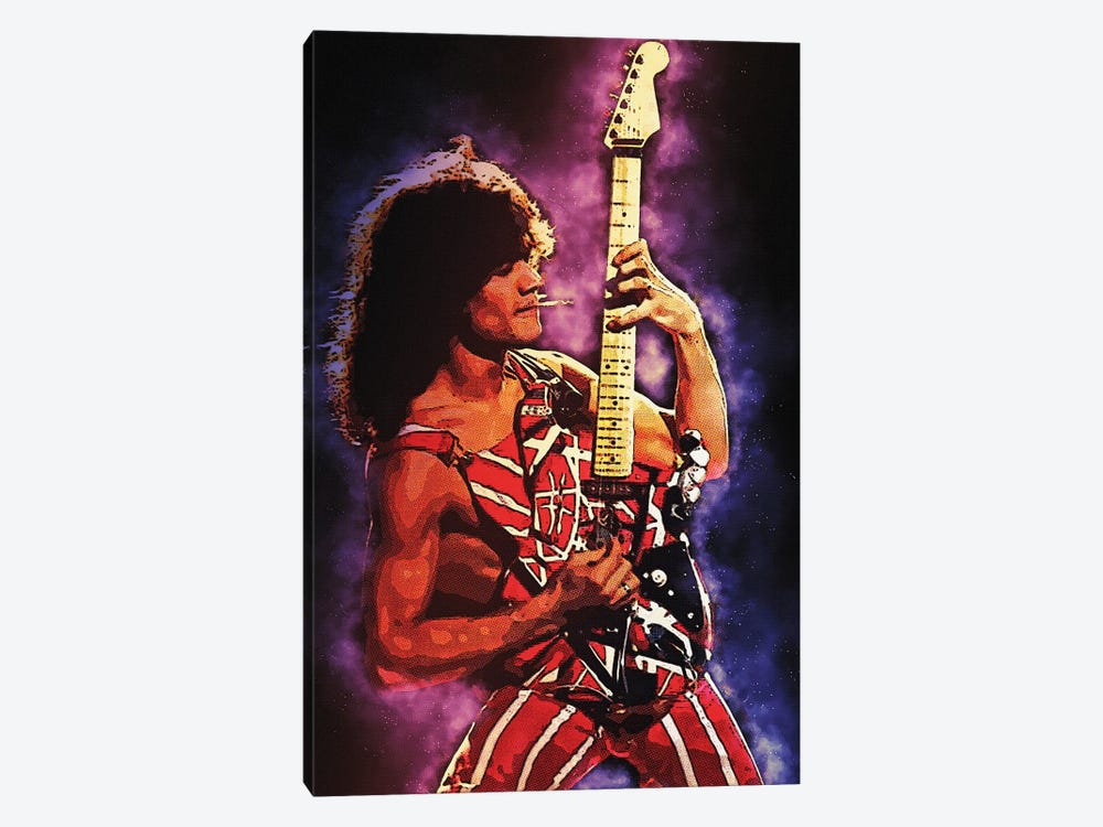 Spirit Of Eddie Van Halen by Gunawan RB 1-piece Canvas Wall Art