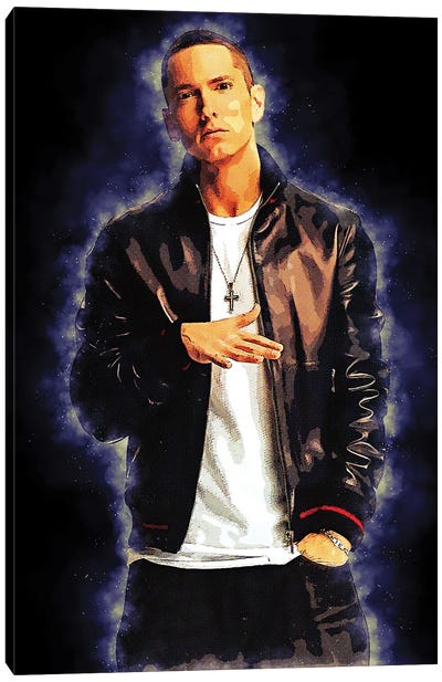 Spirit Of Eminem Canvas Art Print - Eminem