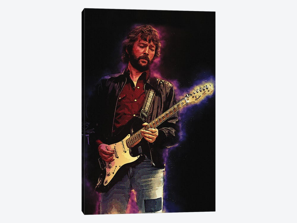 Spirit Of Eric Clapton by Gunawan RB 1-piece Canvas Art Print