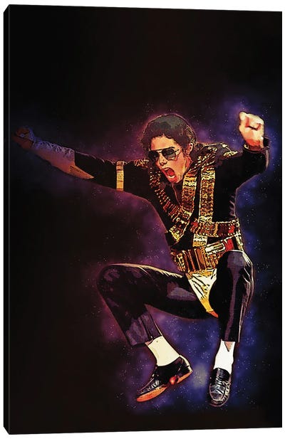 Spirit Of Jam - Michael Jackson Canvas Art Print - Michael Jackson