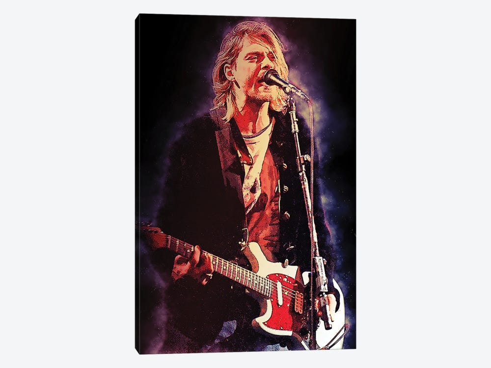 Spirit Of Kurt Cobain - Live And Loud by Gunawan RB 1-piece Art Print