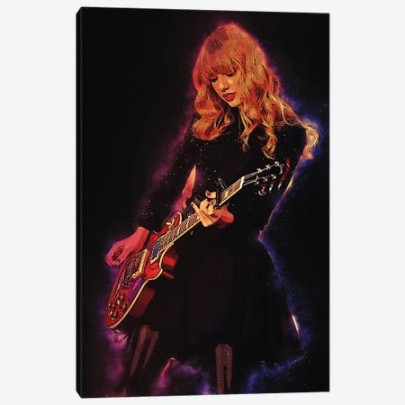 Spirit Of Taylor Swift Canvas Print #RKG178} by Gunawan RB Canvas Art Print