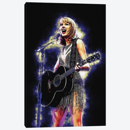 Spirit Taylor Swift Canvas Print #RKG184} by Gunawan RB Art Print