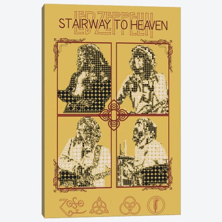 Stairway To Heaven - Led Zeppelin Canvas Print #RKG185} by Gunawan RB Canvas Print