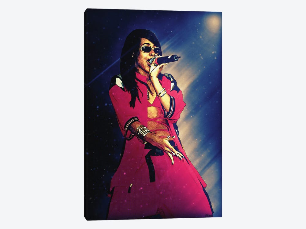 Superstars Aaliyah by Gunawan RB 1-piece Canvas Art Print