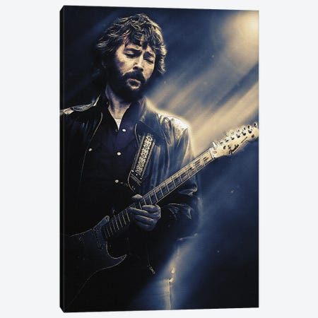 Superstars Of Eric Clapton Canvas Print #RKG195} by Gunawan RB Canvas Artwork