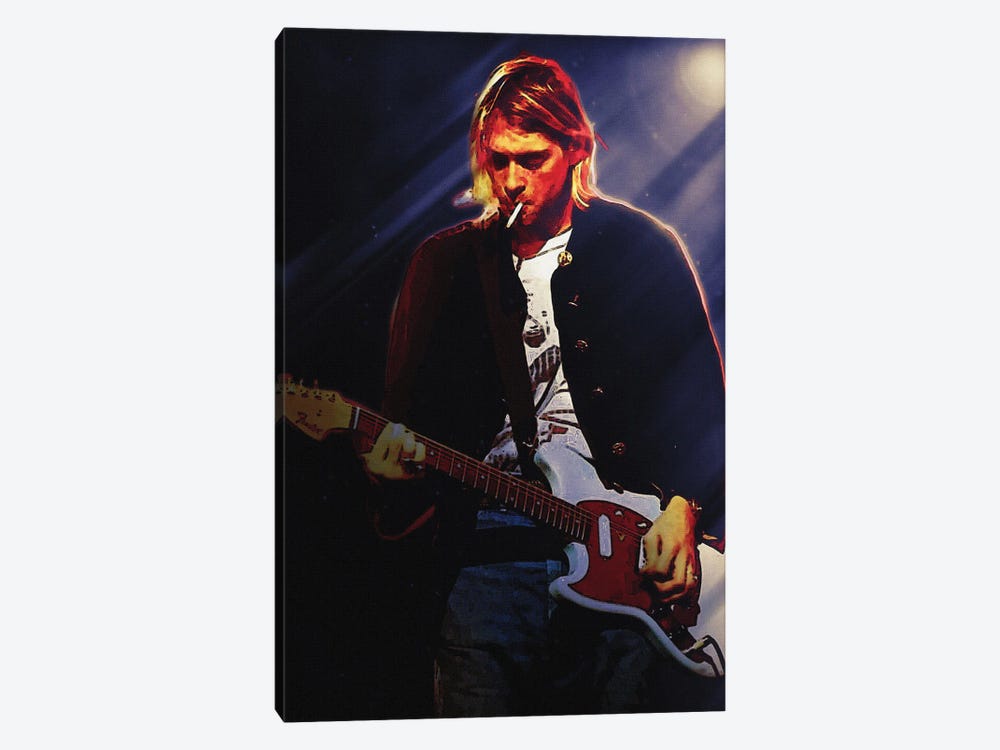 Superstars Of Kurt Cobain Live & Loud In Concert by Gunawan RB 1-piece Canvas Artwork