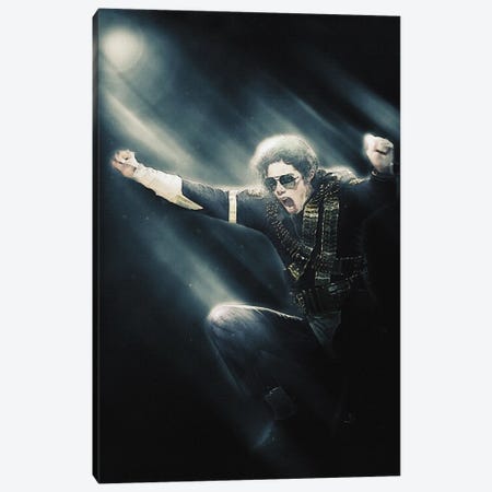 Superstars Of Michael Jackson Jump In Concert Canvas Print #RKG198} by Gunawan RB Canvas Print