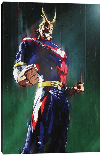 All Might - Toshinori Yagi - Boku No Hero Academia Canvas Art Print - My Hero Academia