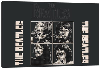 The Beatles - Let It Be Minimalist Canvas Art Print - Sixties Nostalgia Art
