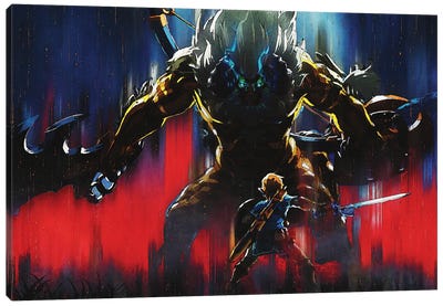 The Master Trials - The Legend Of Zelda Canvas Art Print - Limited Edition Video Game Art