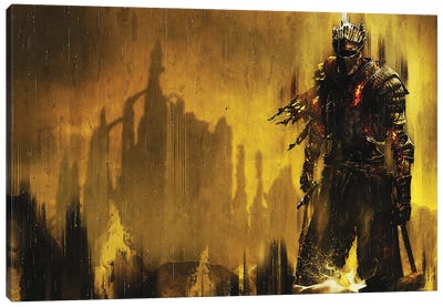 The Soul Of Cinder - Dark Souls Canvas Art Print - Limited Edition Video Game Art