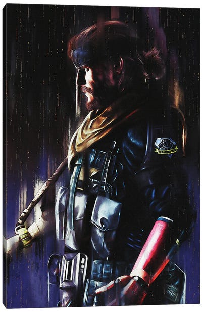 Venom Snake - Metal Gear Canvas Art Print - Solid Snake