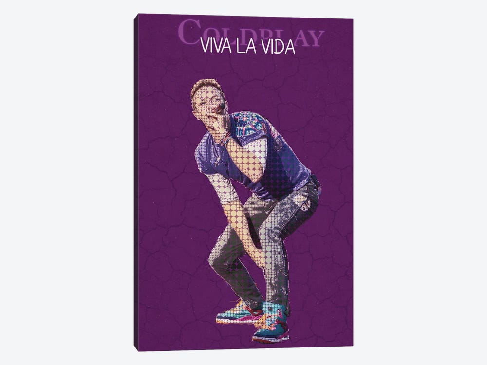 Viva La Vida - Chris Martin - Coldplay by Gunawan RB 1-piece Canvas Art Print