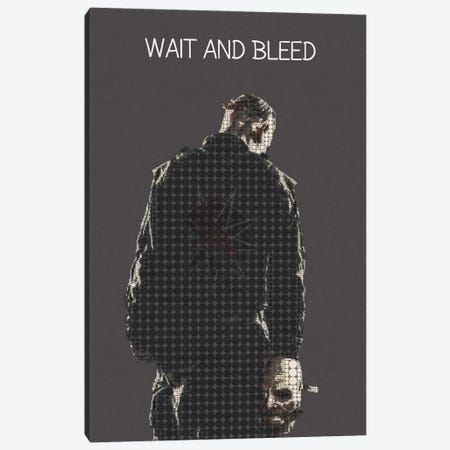 Wait And Bleed - Slipknot - Corey Taylor Canvas Print #RKG213} by Gunawan RB Canvas Wall Art