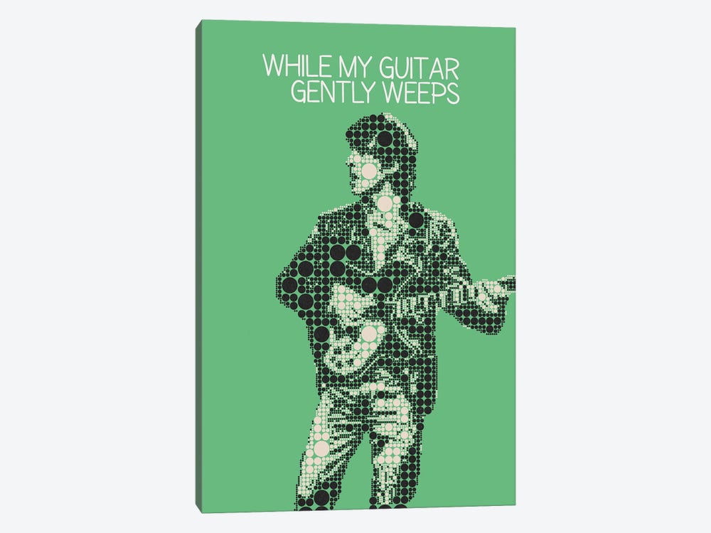 While My Guitar Gently Weeps - George Harrison - The Beatles by Gunawan RB 1-piece Art Print