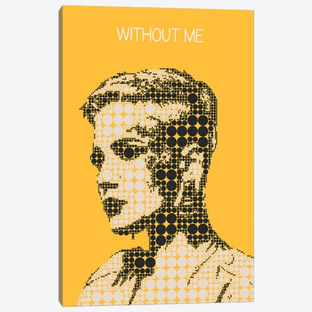 Without Me - Halsey Canvas Print #RKG219} by Gunawan RB Canvas Art