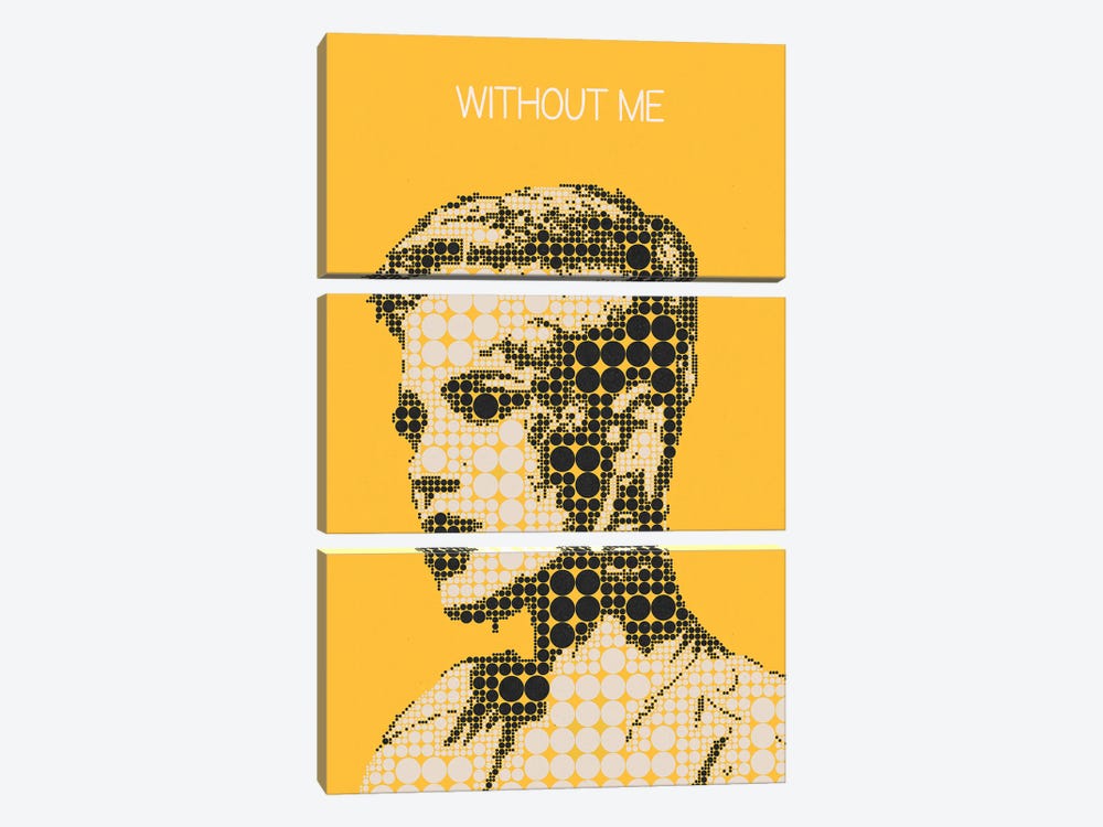 Without Me - Halsey by Gunawan RB 3-piece Canvas Art