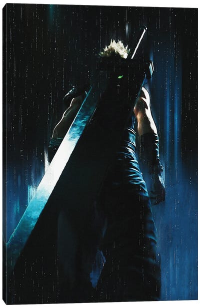 Cloud Strife – Final Fantasy VII Canvas Art Print - Limited Edition Video Game Art