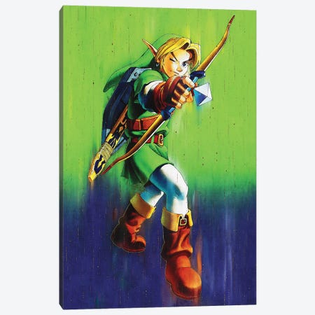 Zelda - Link Canvas Print #RKG222} by Gunawan RB Canvas Print