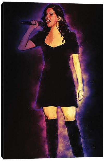 Spirit Of Lana Del Rey II Canvas Art Print - Gunawan RB