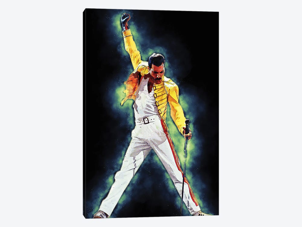 Spirit Of Freddie Mercury by Gunawan RB 1-piece Art Print