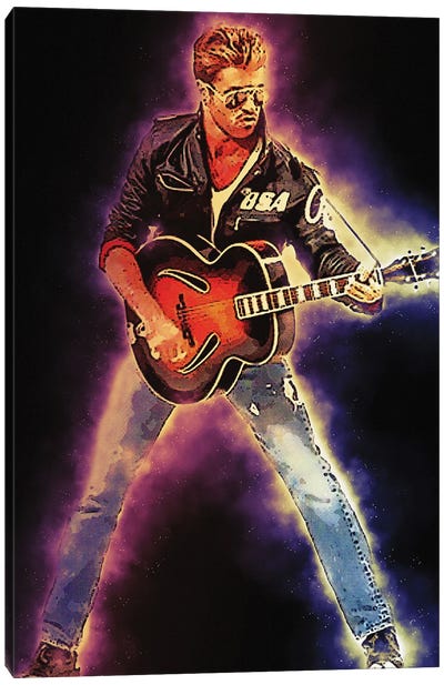 Spirit Of George Michael Canvas Art Print - George Michael