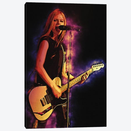 Spirit Of Avril Lavigne Canvas Print #RKG232} by Gunawan RB Canvas Art