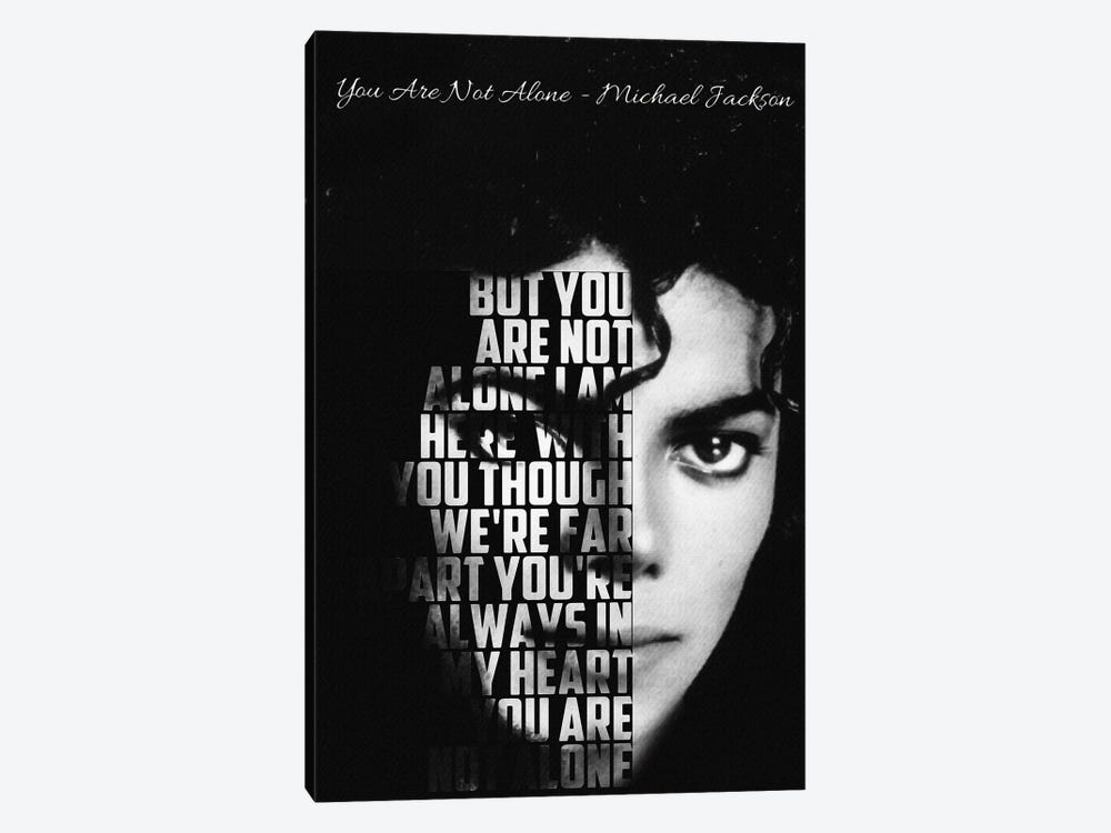 You Are Not Alone - Michael Jackson by Gunawan RB 1-piece Canvas Art Print
