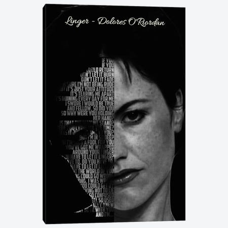 Linger - Dolores O'Riordan Canvas Print #RKG244} by Gunawan RB Canvas Art